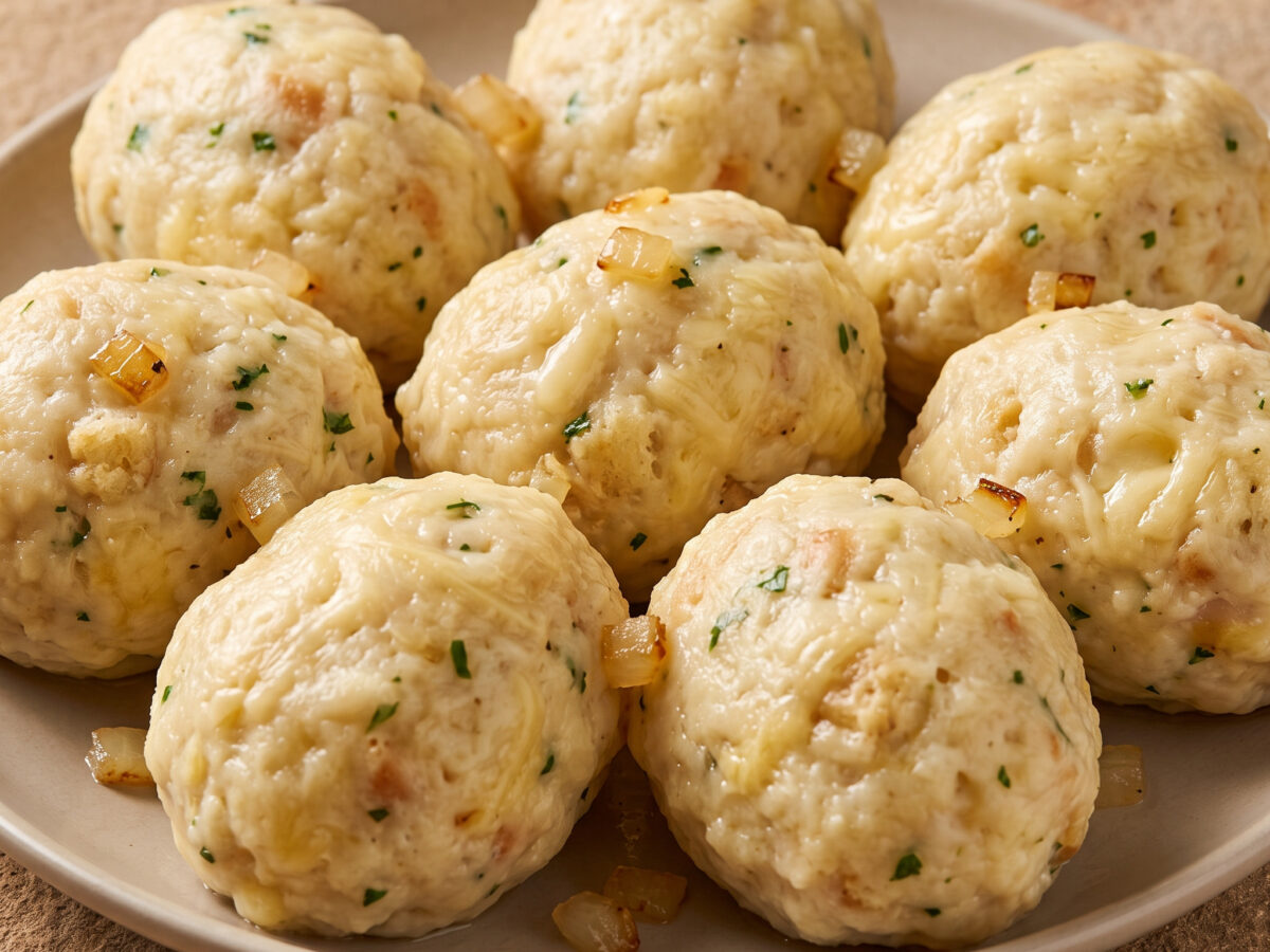 Allgäuer Käseknödel mit Emmentaler
