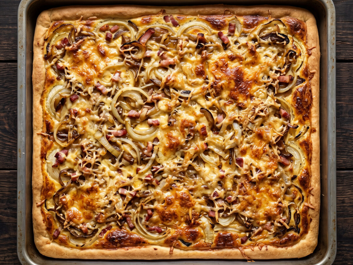Allgäuer Zwiebelkuchen mit Bergkäse