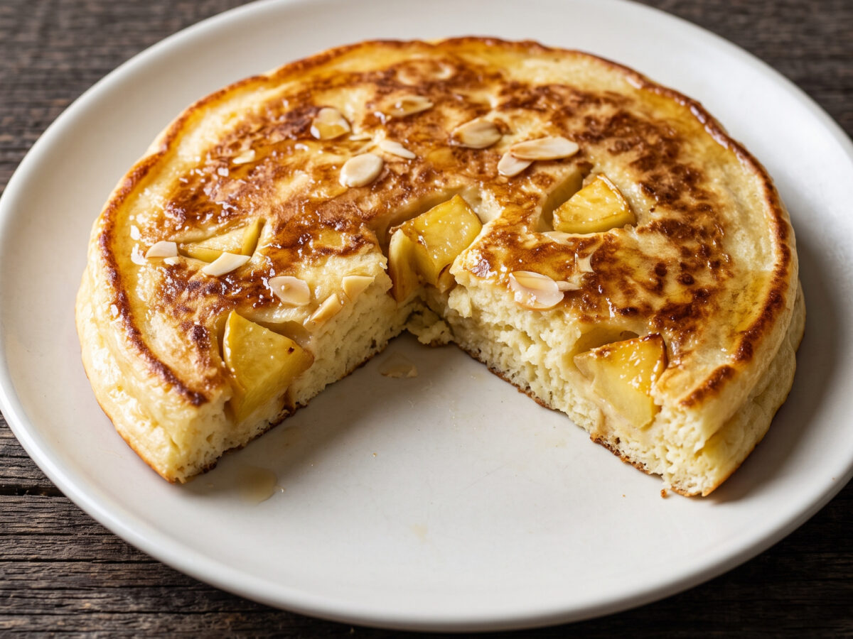 Apfel-Hefepfannkuchen aus Bayern