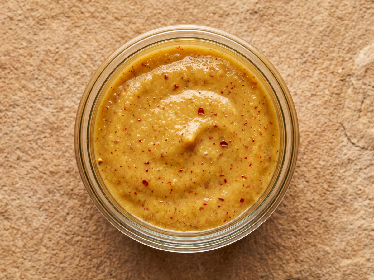 Apfelsenf mit Chili