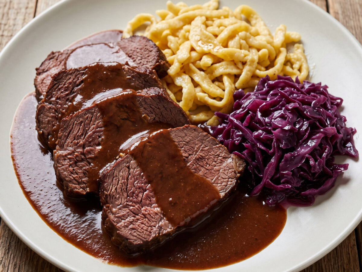 Rinderbraten mit badischer Säure