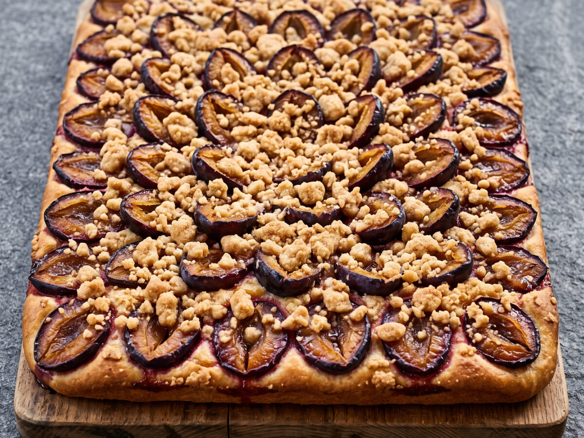 Badischer Zwetschgenkuchen vom Blech