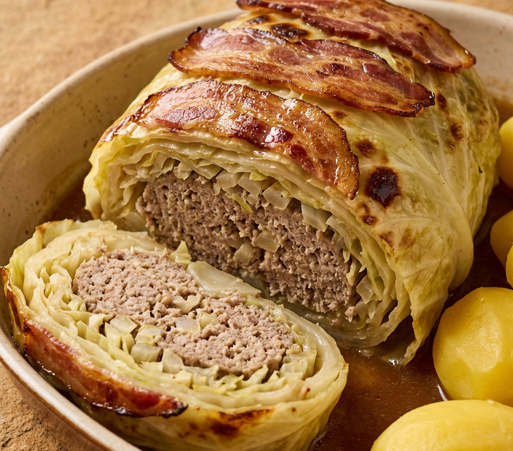 Bamberger Krautbraten mit Kartoffelgratin
