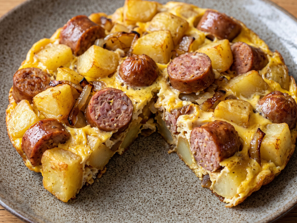 Bauernfrühstück mit Jagdwurst