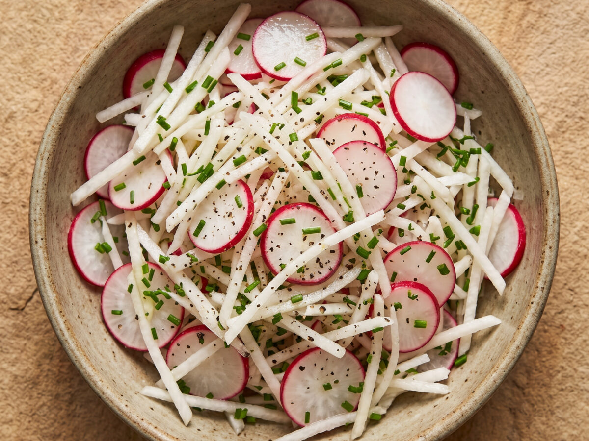 Knackiger Radi für die Brotzeit
