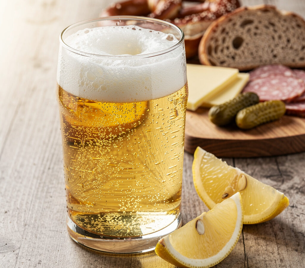 Bayerischer Radler: spritzig, herb und schnell gemischt