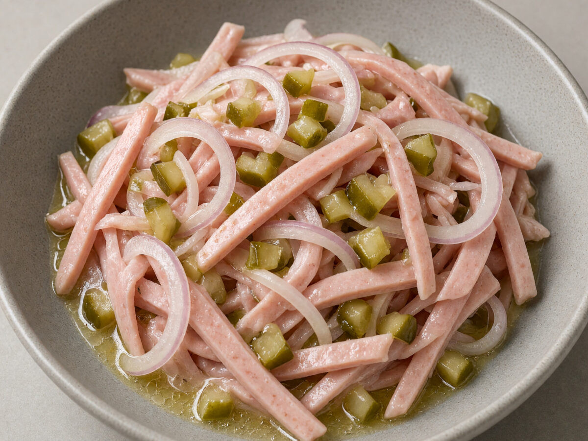 Bayerischer Wurstsalat mit Lyoner