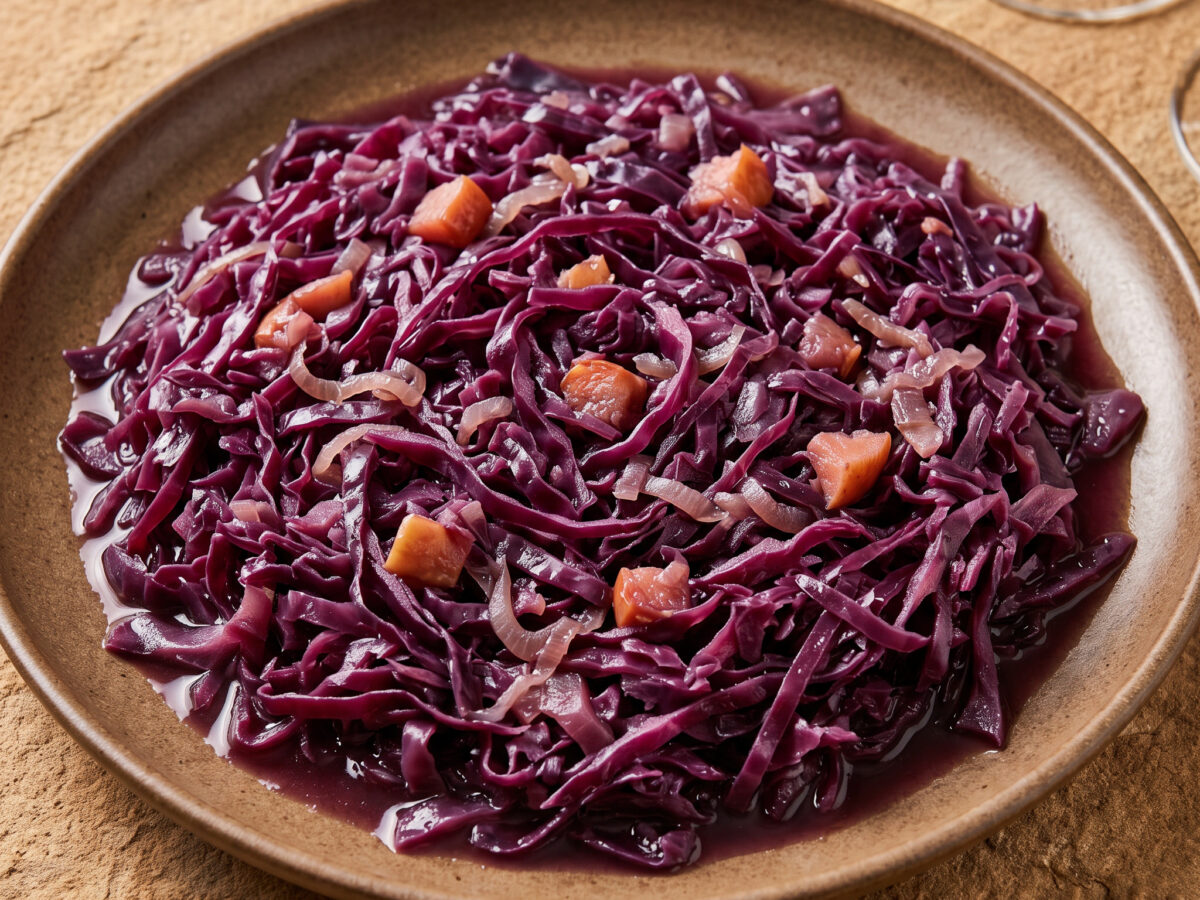 Bayerisches Blaukraut mit Apfel und Rotwein