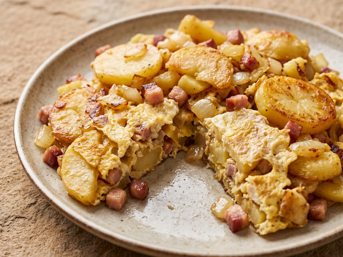 Berliner Hoppelpoppel mit Speck