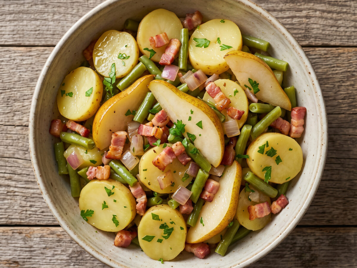 Herzhaft-süßer Salat für den Spätsommer