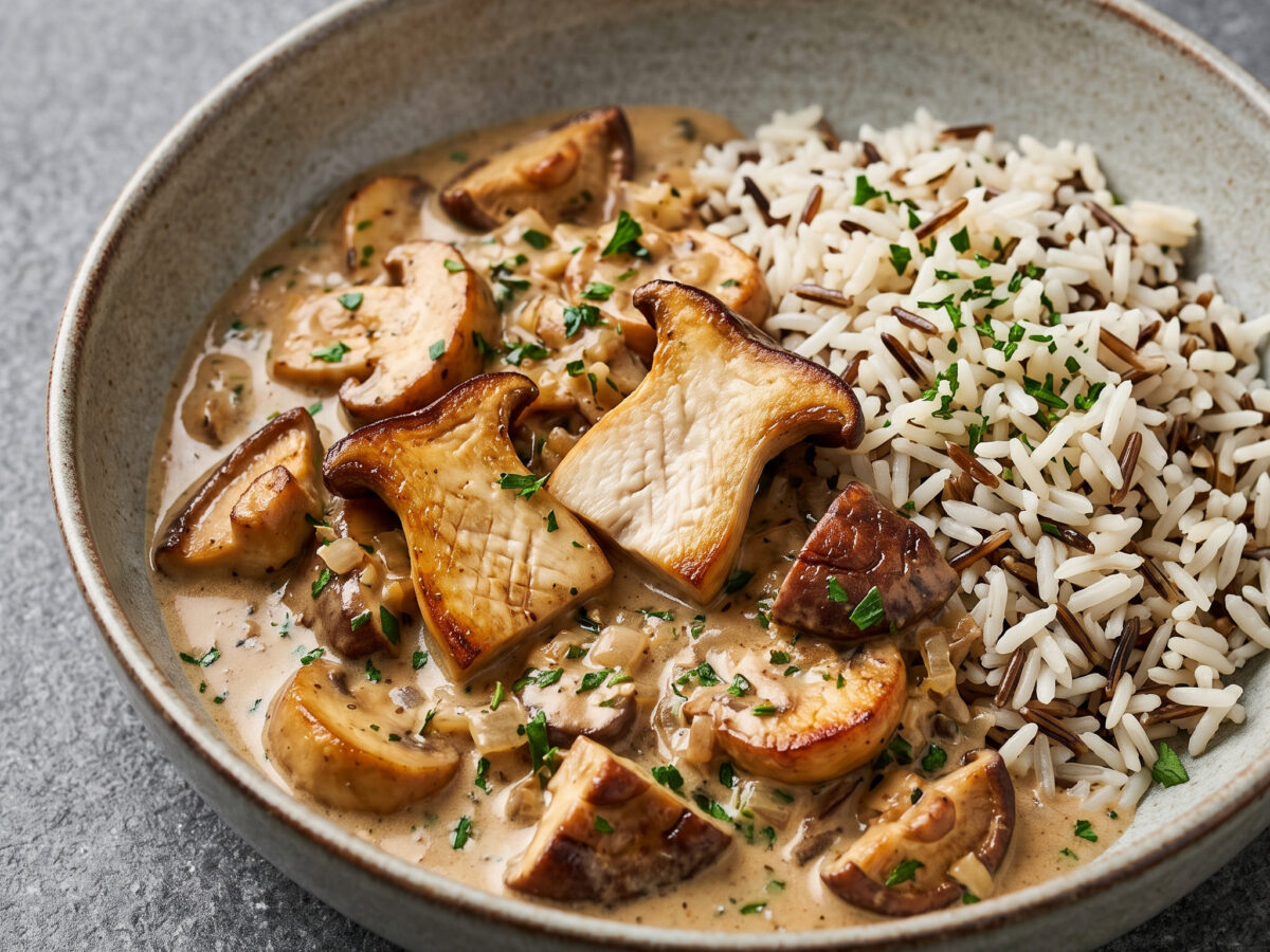 Bremer Pilzragout mit Kräuterseitlingen und Shiitake