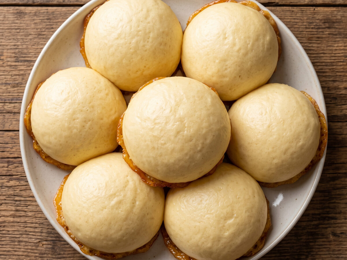 Dampfnudeln mit Karamellkruste
