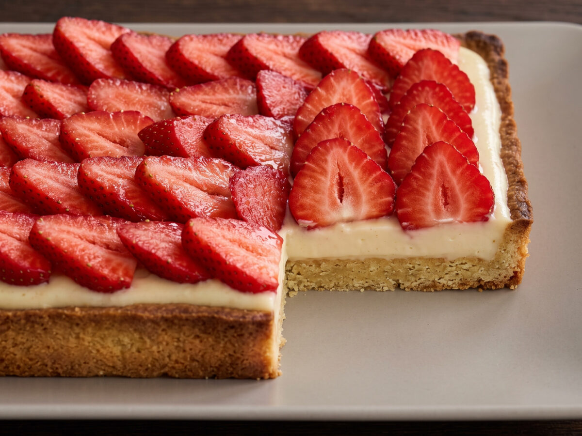 Sommerliche Erdbeer-Tarte aus der Pfalz