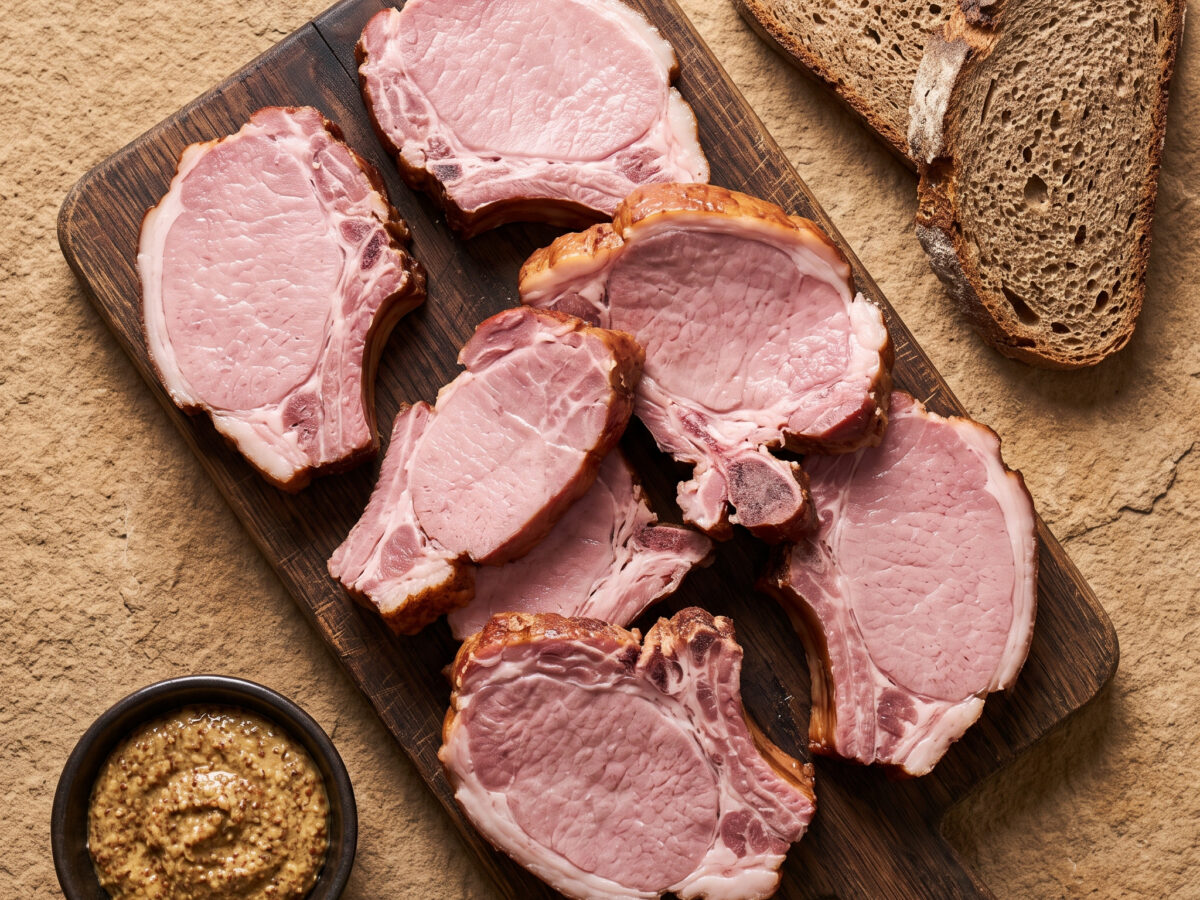 Frankfurter Rippchen auf der Vesperplatte