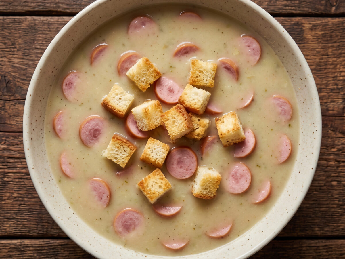 Frankfurter Suppe mit Wirsing