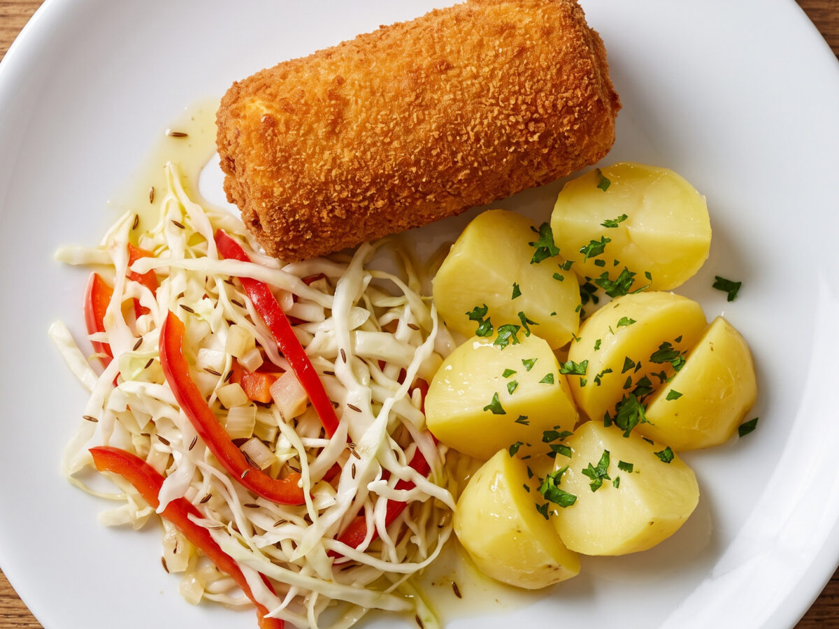 Goldbrauner Käse aus dem Harz