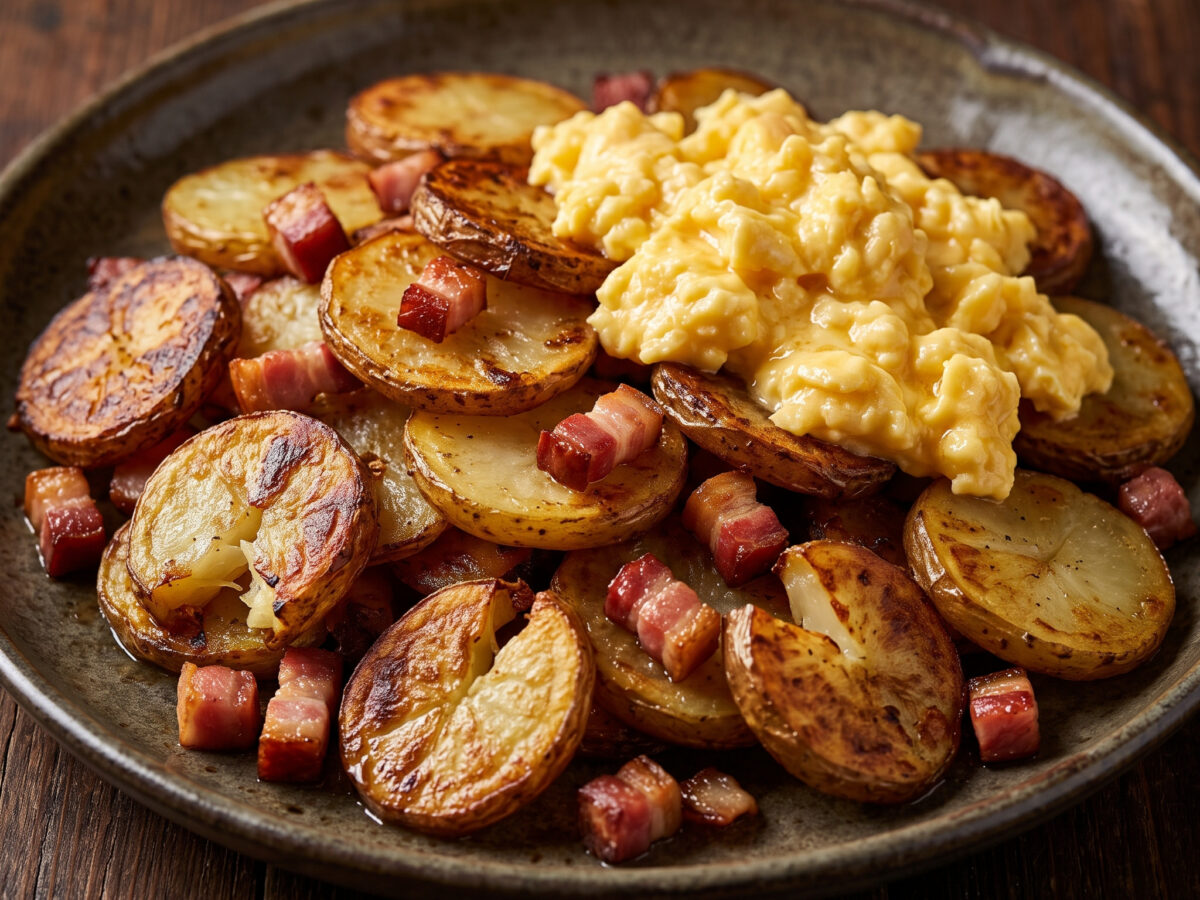 Pfälzer Frühstück aus der Pfanne