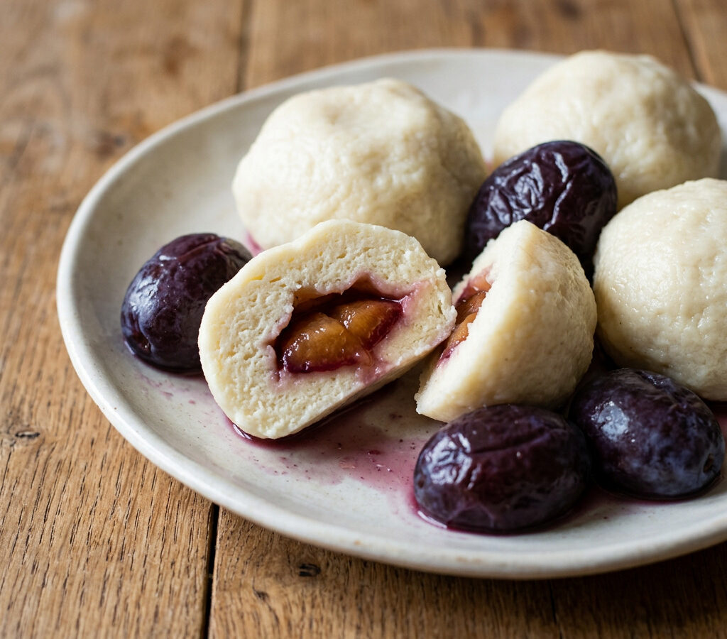 Süße Knödel aus dem Dampf