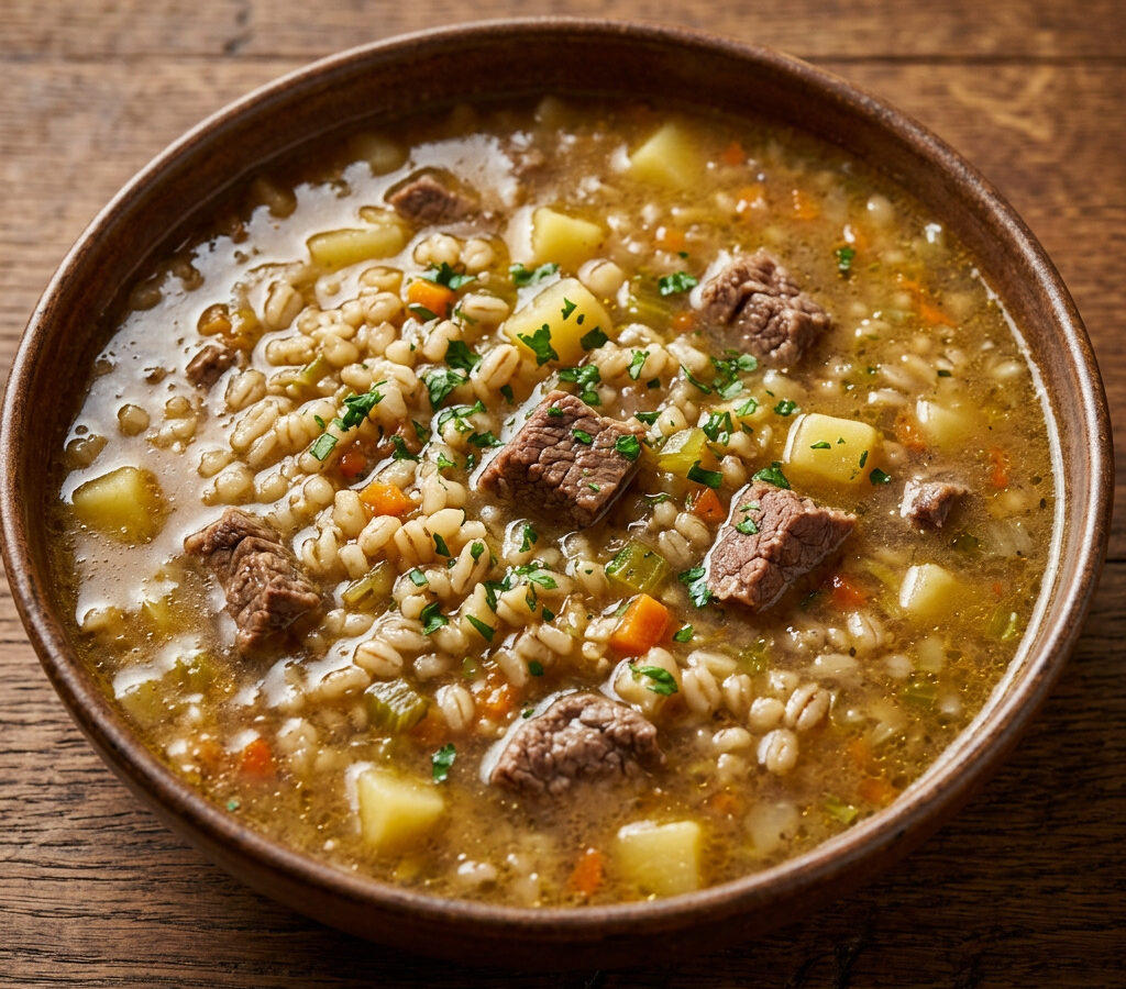 Graubesupp mit Rindfleisch