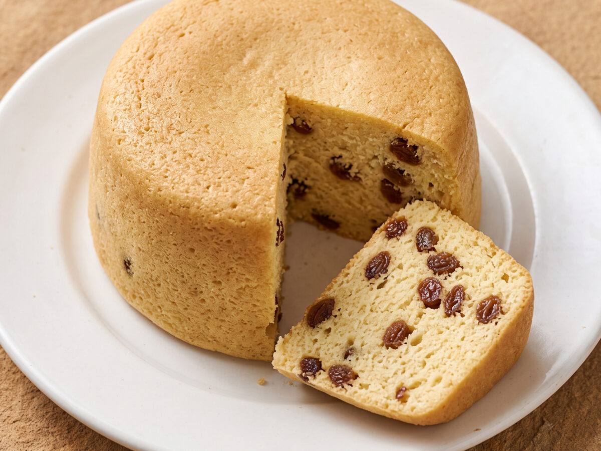 Norddeutscher Puddingklassiker, warm serviert