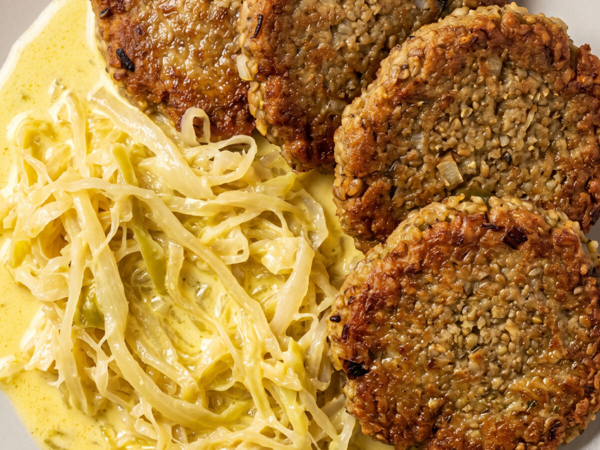 Grünkern mit Rieslingkraut