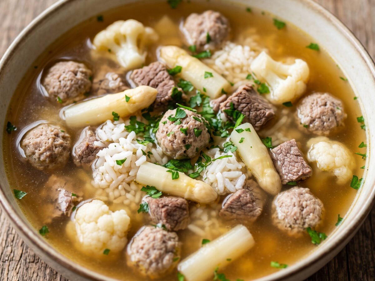 Eine Festtagssuppe aus dem Land Hadeln