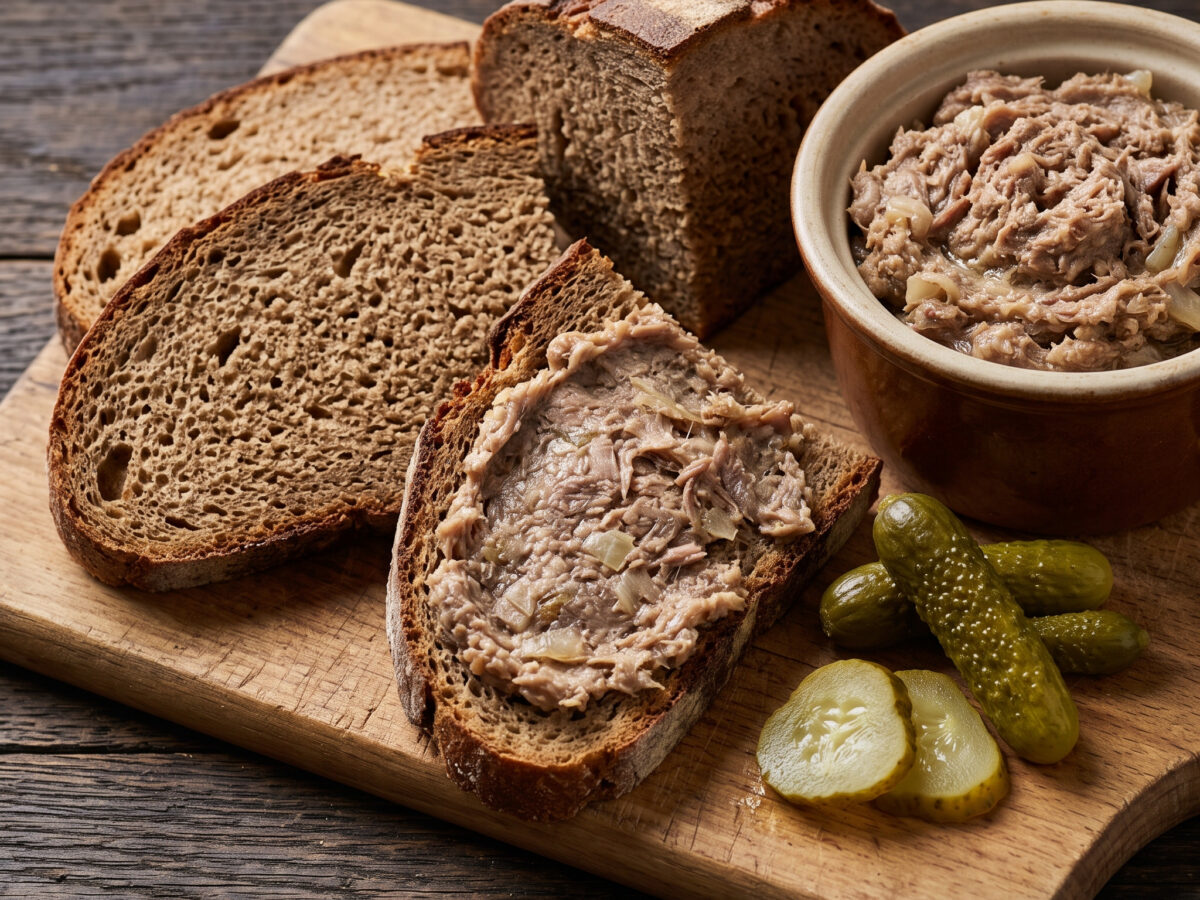 Halberstädter Brotzeitplatte mit Pottsuse