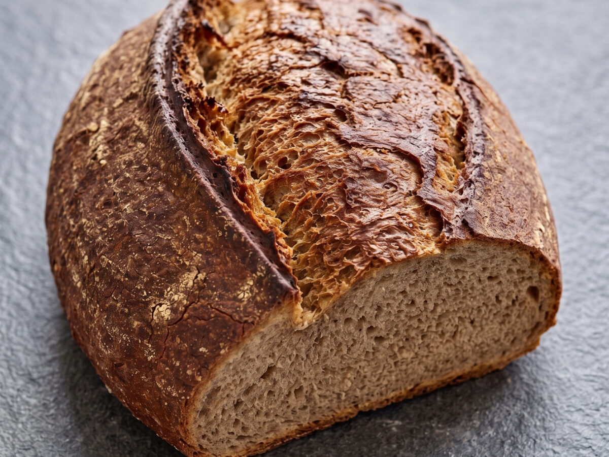 Roggenmischbrot aus Halle | Hallesches Landbrot mit Sauerteig | Kräftige Kruste, saftige Krume und fein-säuerliche Würze.