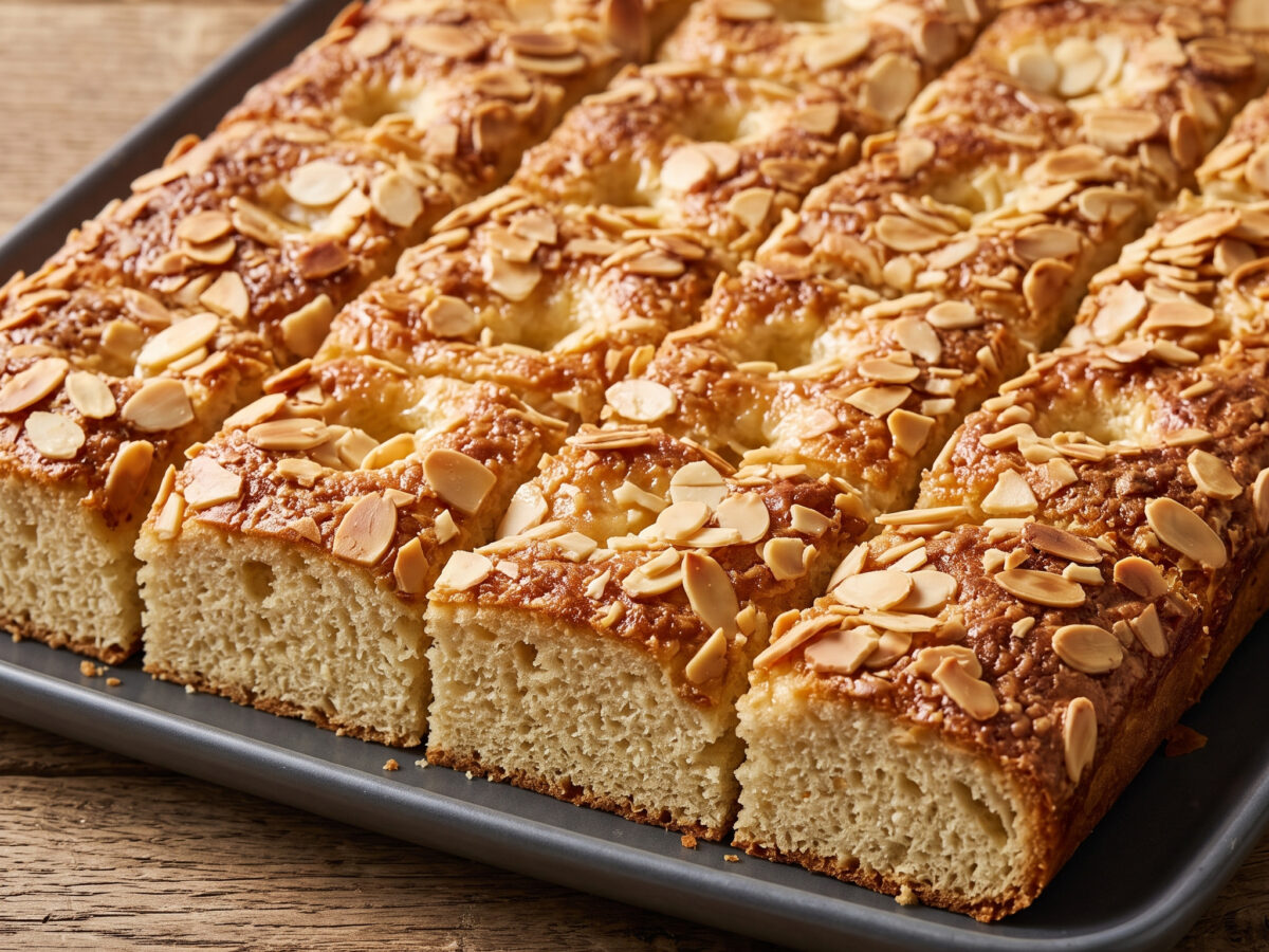 Hamburger Butterkuchen mit Mandeln