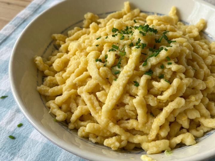 Hausgemachte schwäbische Spätzle