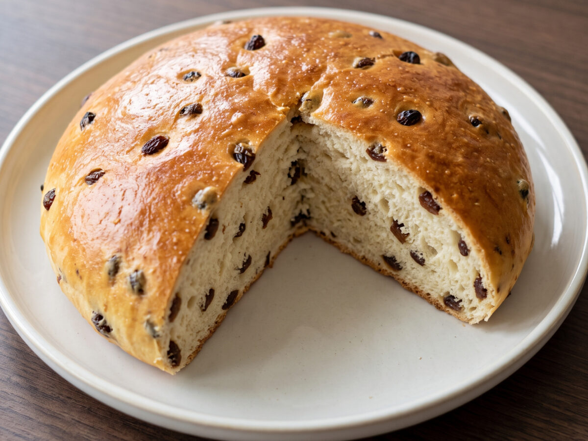 Goldbraune Wecken für die Kaffeetafel