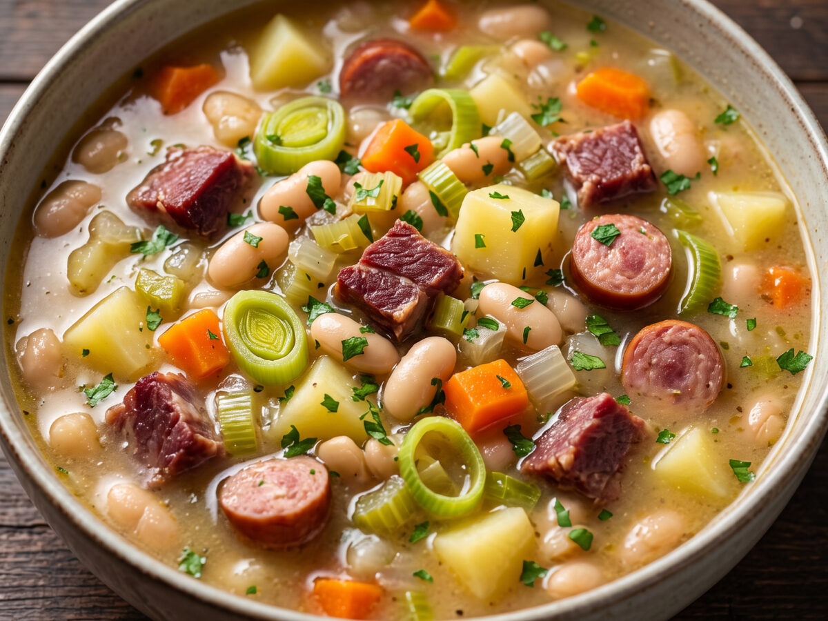 Heppenheimer Bohnensuppe: Hessischer Bohneneintopf