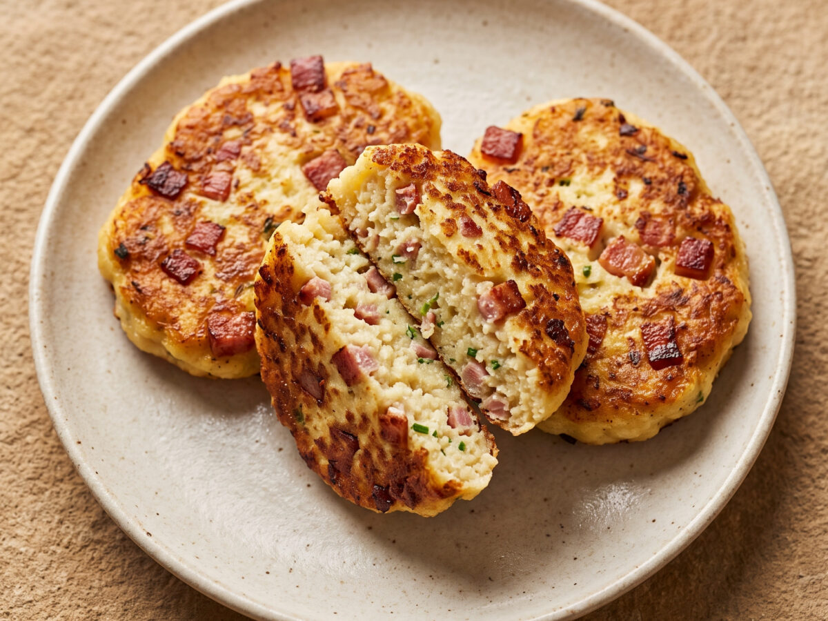Herzhafte Quarkkeulchen mit Speck