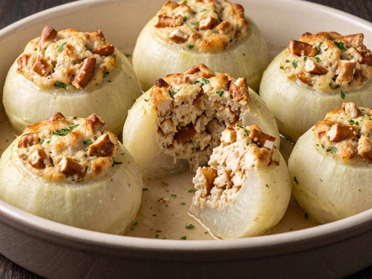Herzhafter Kohlrabi aus dem Ofen