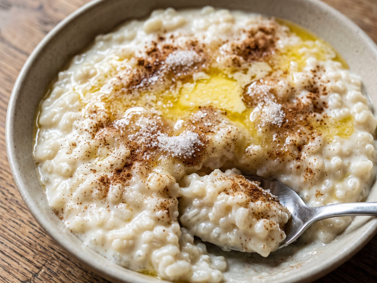 Warm aus dem Topf, mit Butter und Zimt