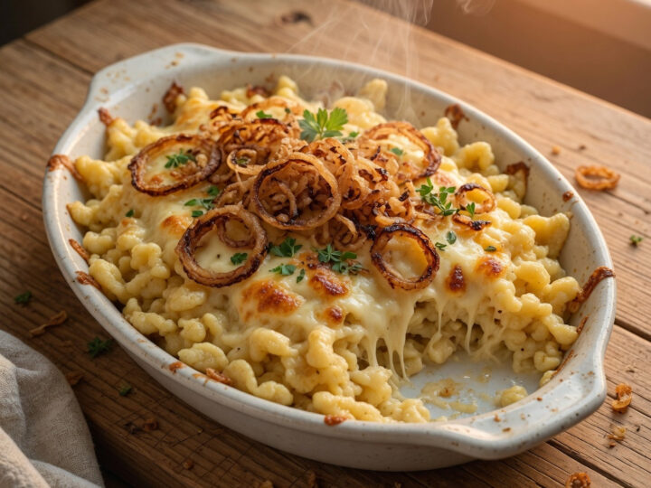 Käsespätzle aus dem Allgäu.