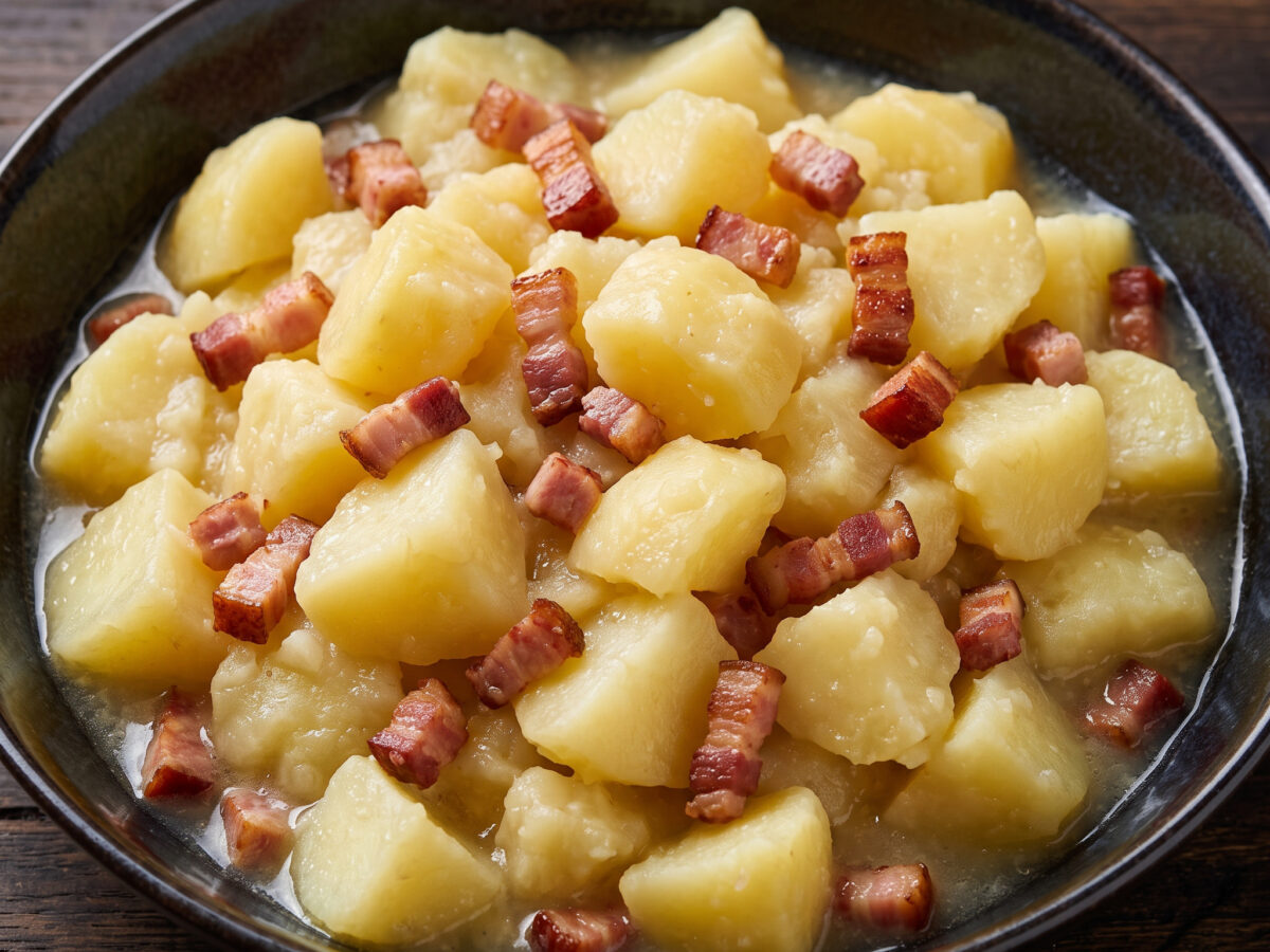 Kartoffelgemüse mit Speck