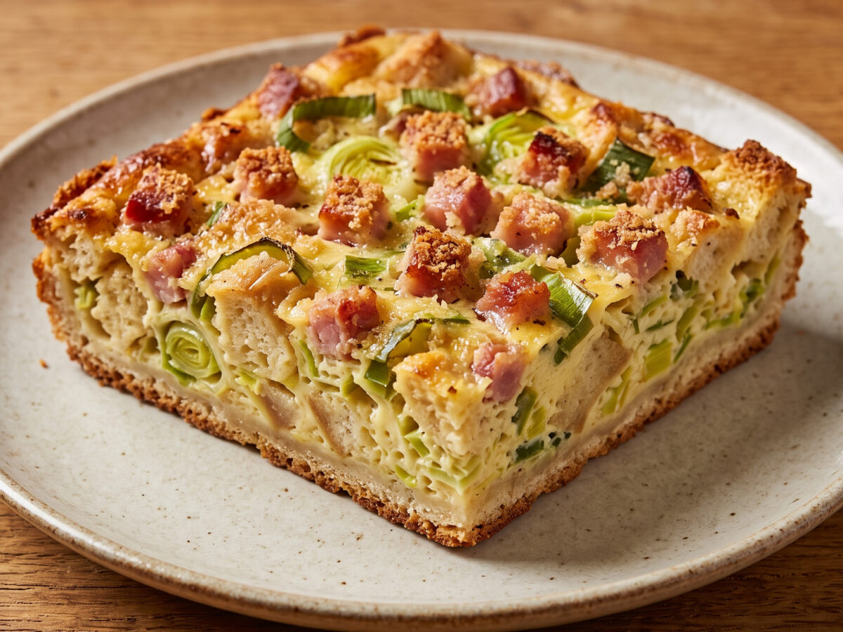 Herzhafter Blechkuchen aus Kassel