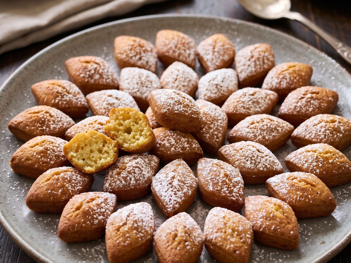 Rheinisches Karnevalsgebäck | Kölner Mutzenmandeln | Knusprig ausgebacken, mandelig und fein mit Puderzucker bestäubt