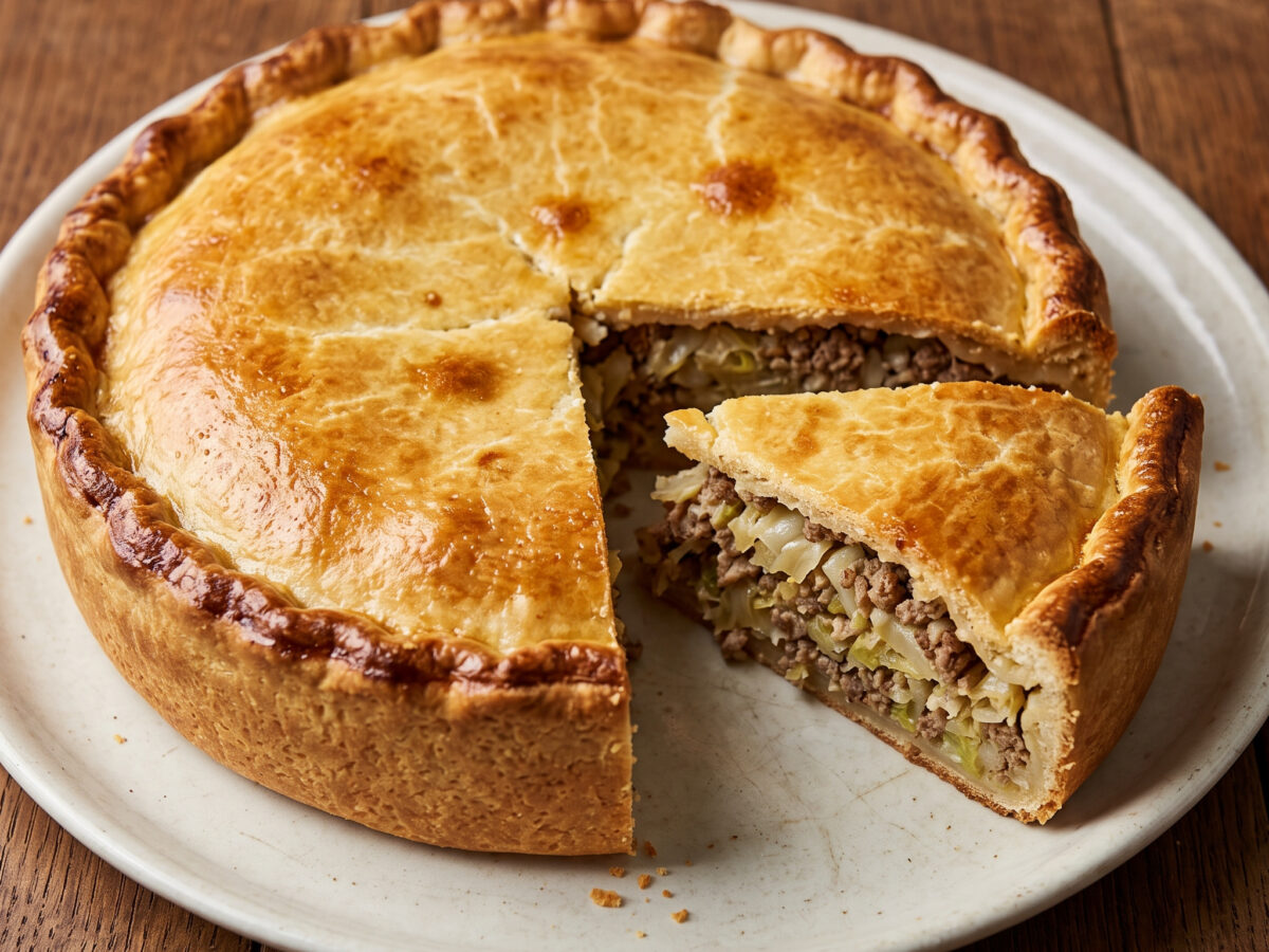 Kohl-Hackfleisch-Pastete mit Dithmarscher Kohl