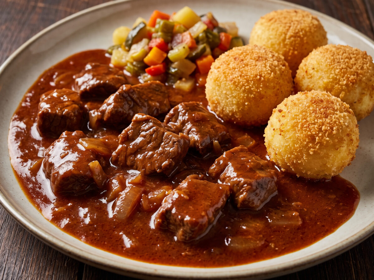 Lübecker Rotspon-Gulasch