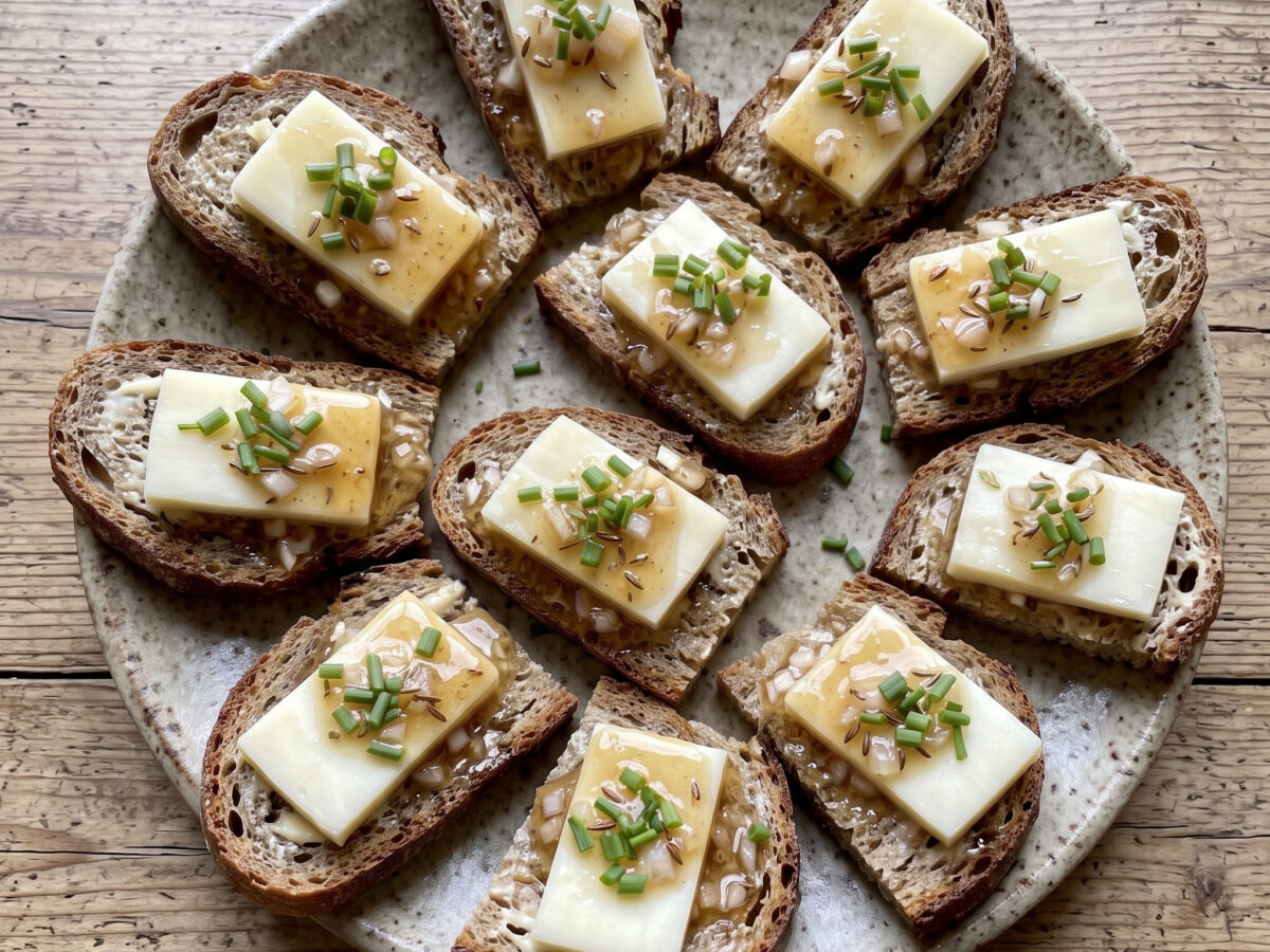Marinierter Harzer Käse mit Honig