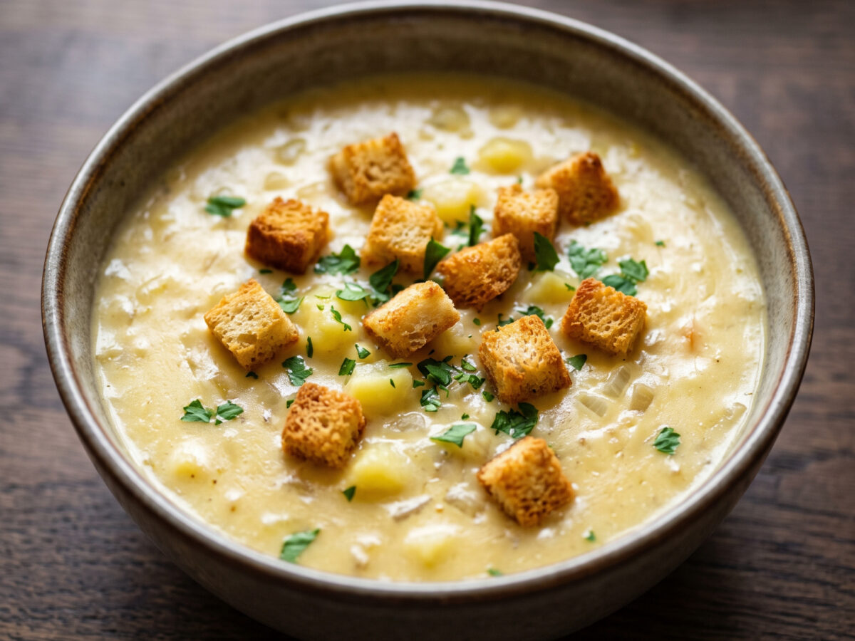 Mecklenburger Käsesuppe mit Tilsiter