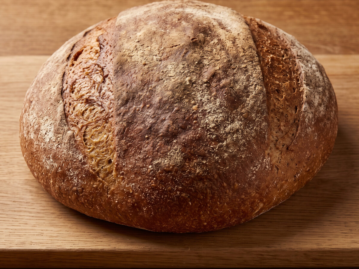 Michaelibrot: ein kräftiger Mischbrotlaib
