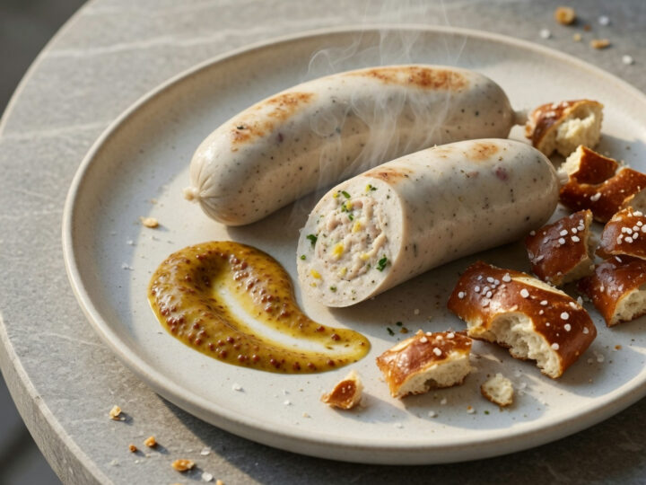 Münchner Weißwurst aus Bayern.