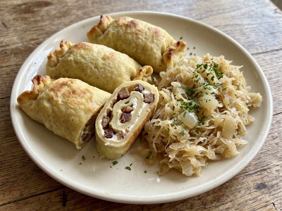 Niederbayerische Grammelmaultaschen