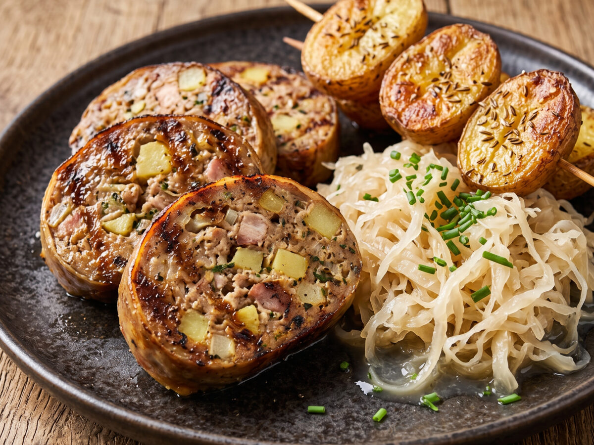 Pfälzer Saumagen vom Grill