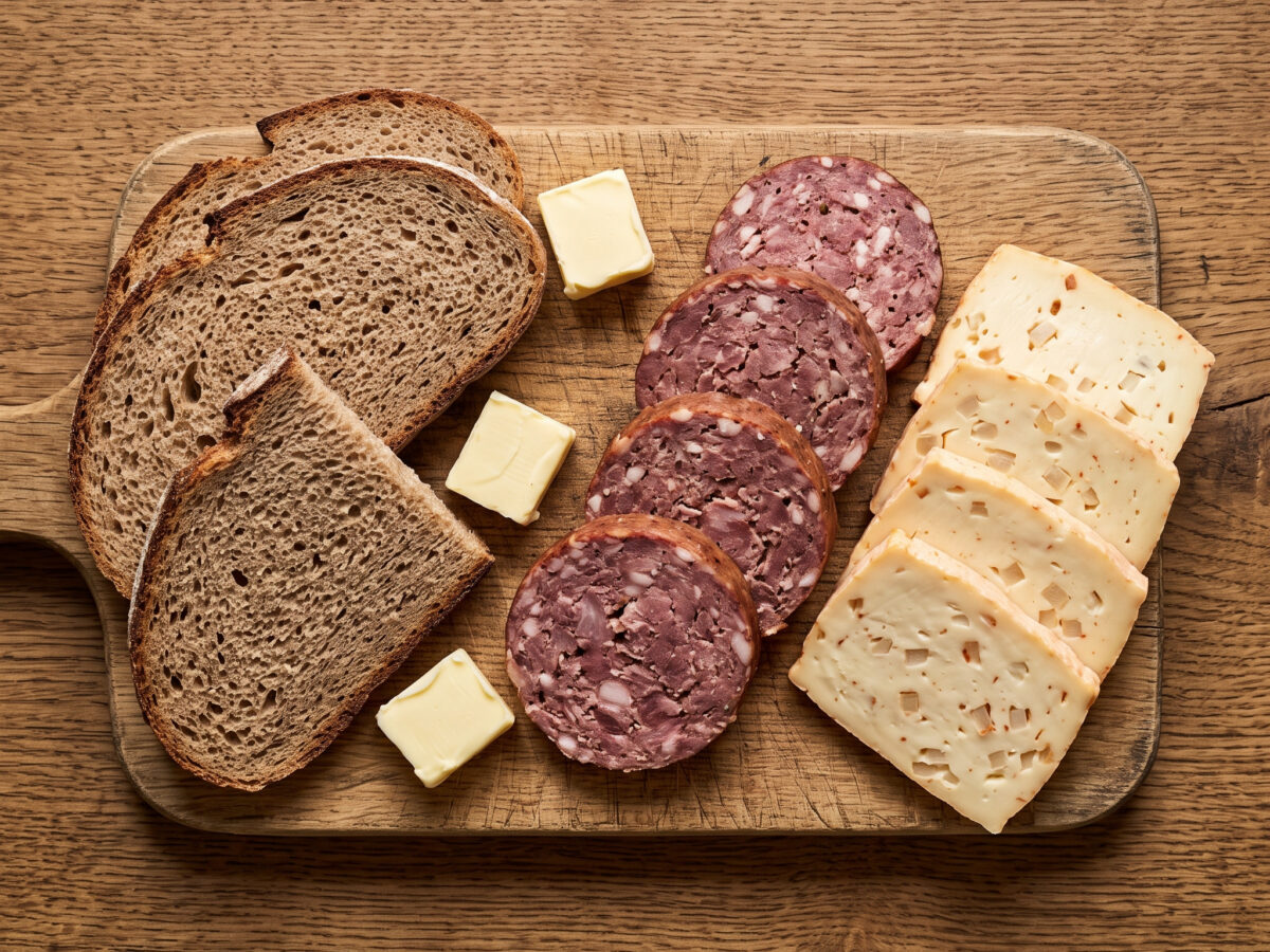 Pfälzer Winzervesper mit Hausmacher Wurst und Winzerkäse