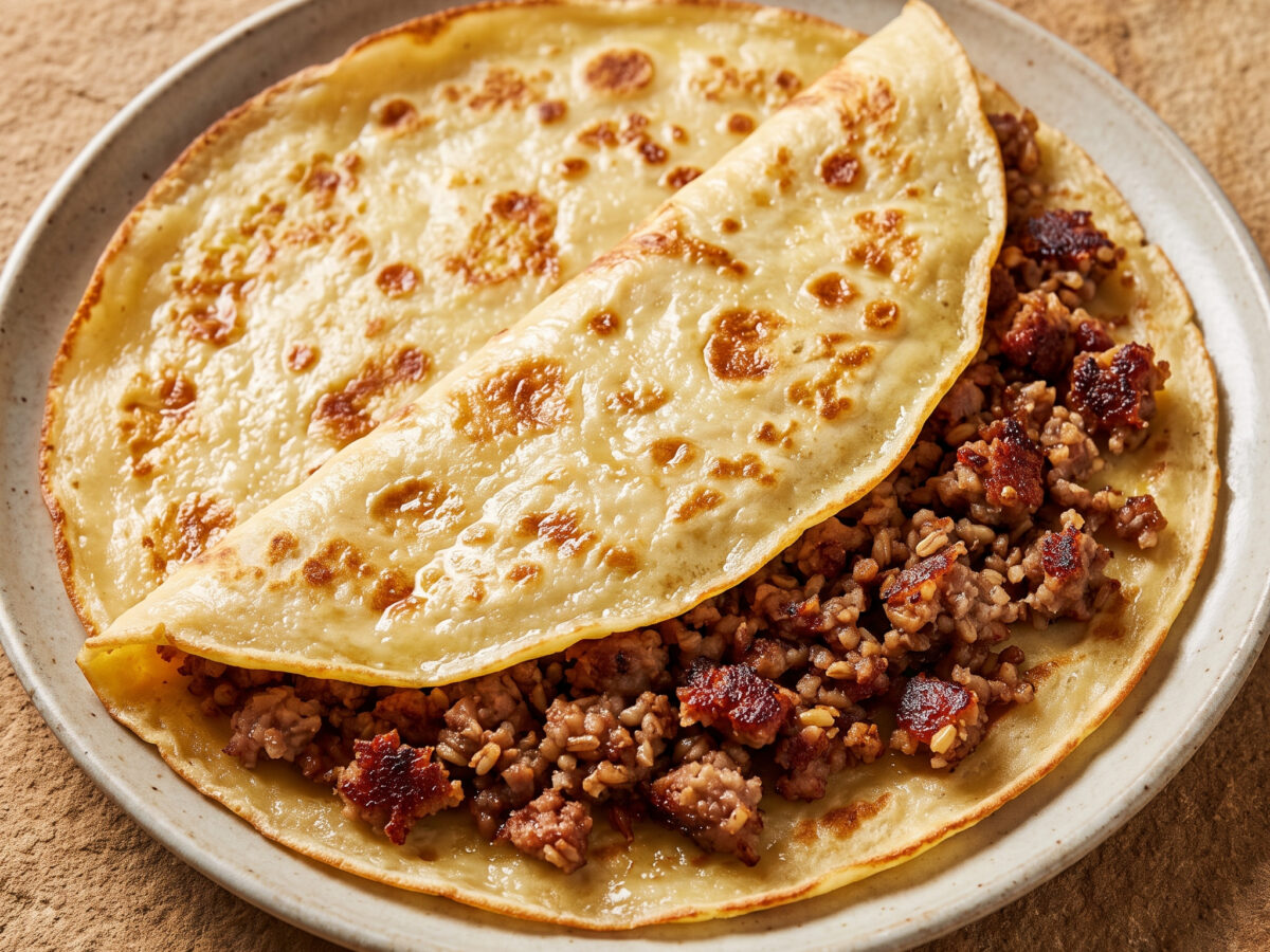 Pfannkuchen mit Bremer Knipp