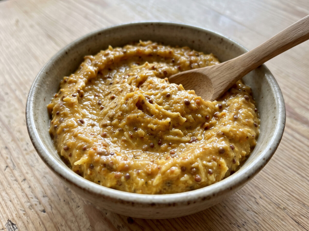 Pommernsenf mit Sanddorn und Meerrettich